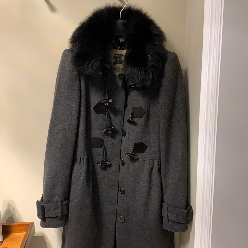 Authentic Burberry wool cashmere coat
